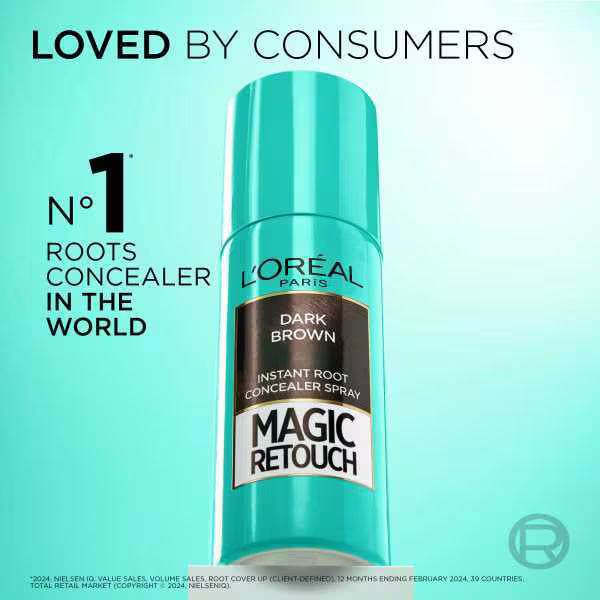 L'Oréal Paris Root Concealer Spray Dark Brown, UK version