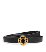 Harrods Maje Leather Logo Thin Belt- Buy online at McGrocer