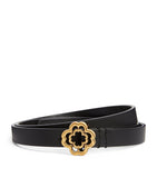Maje leather logo thin belt - British product