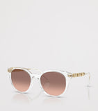 Michael Kors Pienza round sunglasses with gold-tone accents - British product