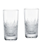 Baccarat Nancy highball glasses set of 2 340ml - British product
