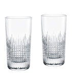 Baccarat Nancy highball glasses set of 2 340ml - British product