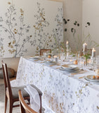 Alexandre Turpault Linen Botanical Tablecloth 170cm x 380cm - British product