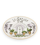 GINORI 1735 La Gazelle D'Or decorative plate 27cm, UK version