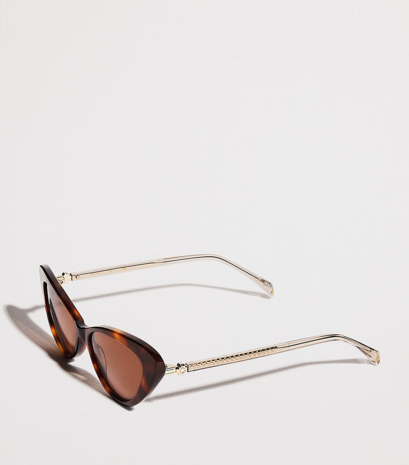 Maje acetate cat eye sunglasses tortoiseshell, UK version