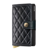 Harrods Secrid Leather Diamond-Embossed Miniwallet- Buy online at McGrocer