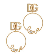 Harrods Dolce&Gabbana Clip-On Logo Earrings- Buy online at McGrocer