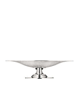 Harrods Silver-Plated Low Profile Fruit Bowl with Pedestal Base- Buy online at McGrocer
