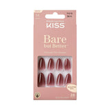 Superdrug Kiss Bare-But-Better TruNude Press On Nails Medium Almond 31 Count- Buy online at McGrocer