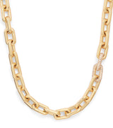 Harrods SHAY Yellow Gold and Diamond Pavé Link Necklace- Buy online at McGrocer