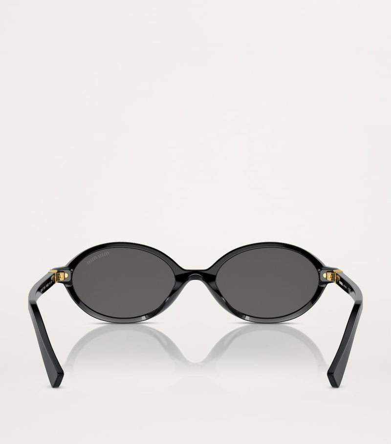 Miu Miu acetate oval sunglasses, UK version