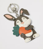 Weekend Max Mara leather bunny keyring (British brand)