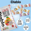 Diablo sugar free fruit toffees 75g bag, British product
