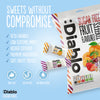 Diablo sugar free fruit toffees 75g bag, British product