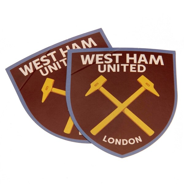 West Ham United FC Crest Gift Wrap Sheets GOODS Superdrug