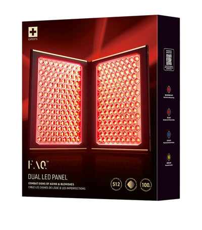 Harrods FAQ Dual LED Panel Light Therapy Device- Buy online at McGrocer