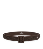 Weekend Max Mara woven leather-trim belt (British brand)