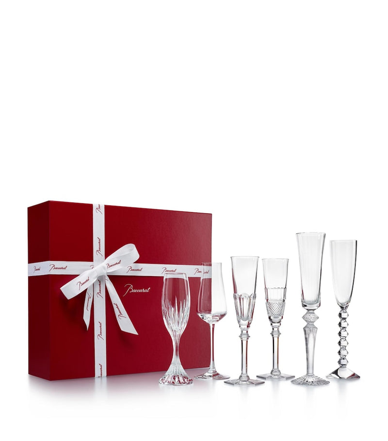 Baccarat crystal flutes set of 2 Bubble Box - British product