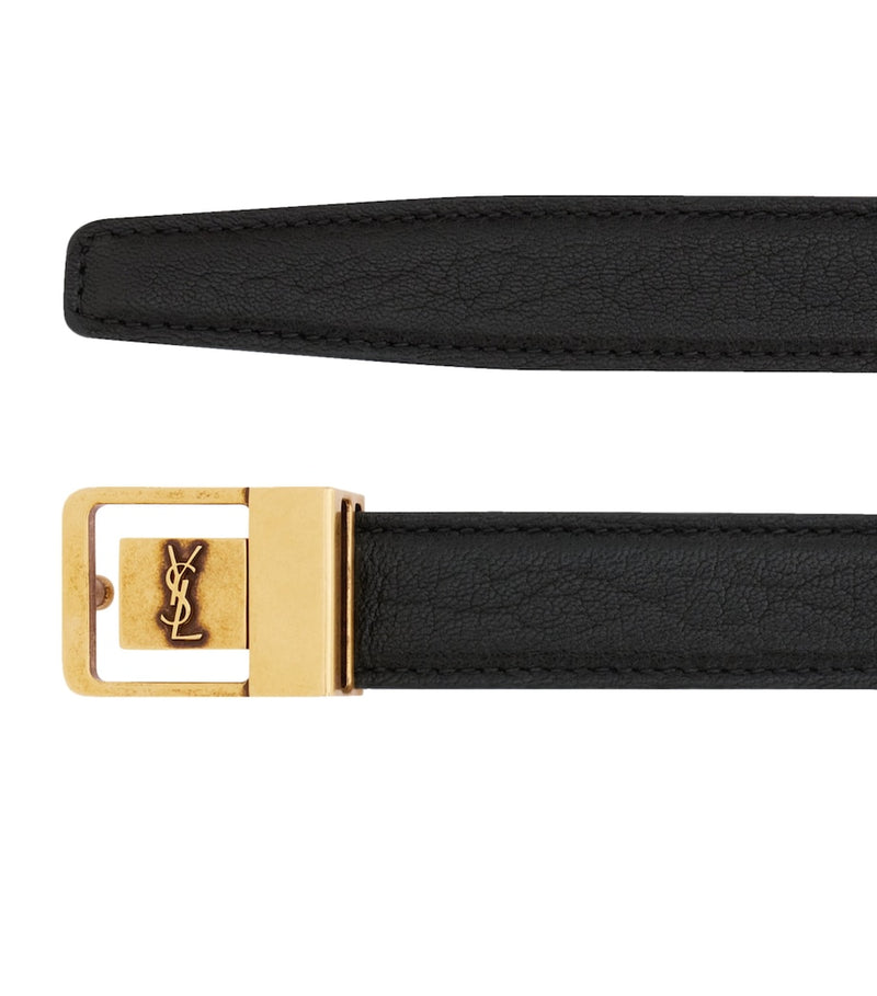 Saint Laurent logo belt 3cm, UK version