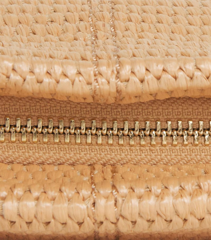 Maje raffia Miss M clutch bag H11cm x W22cm - British product