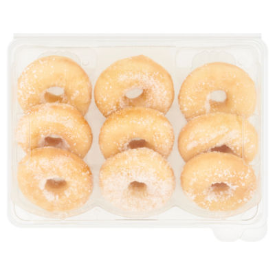 ASDA sugar mini ring donuts 9pk (British brand)