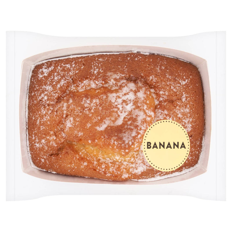 ASDA banana loaf cake, British bakery treat (British brand)