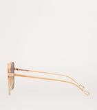 Chloé oversized square sunglasses with graduated tint (British brand)