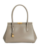 Dolce&Gabbana leather top-handle bag with gold-tone hardware, imported from the UK