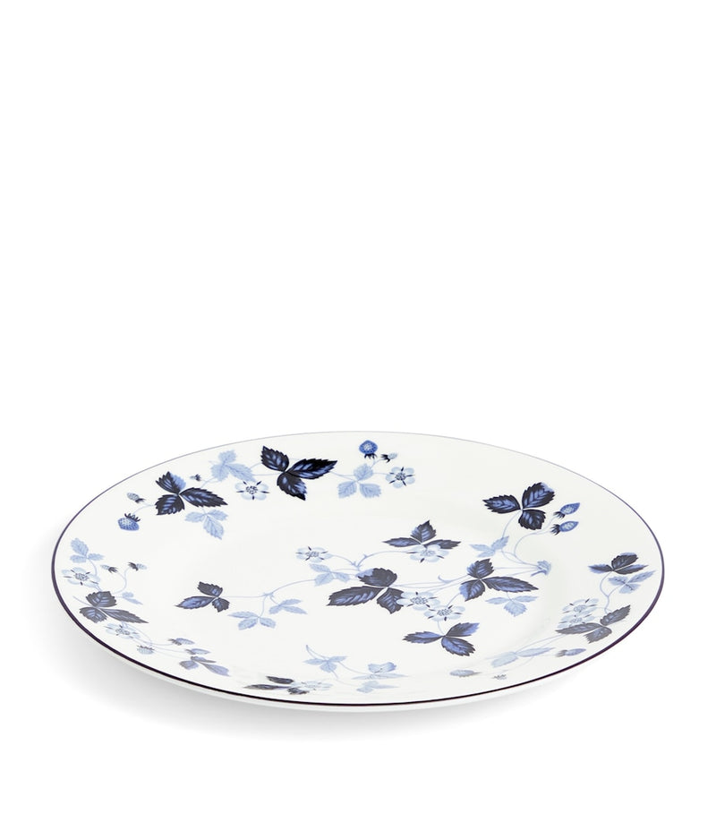 Wedgwood Wild Strawberry Inky Blue fine bone china side plate 20.5cm (British brand)