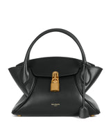 Harrods Balmain Small Leather Pulse Day Top-Handle Bag- Buy online at McGrocer