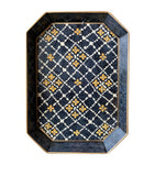 Les Ottomans iron mosaic tray 43cm x 30cm, UK version