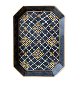 Harrods Les Ottomans Iron Mosaic Decorative Tray 43cm x 30cm- Buy online at McGrocer
