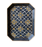 Les Ottomans iron mosaic tray 43cm x 30cm, UK version