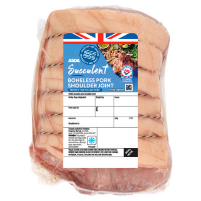 ASDA Succulent Boneless Pork Shoulder Joint 2.2kg