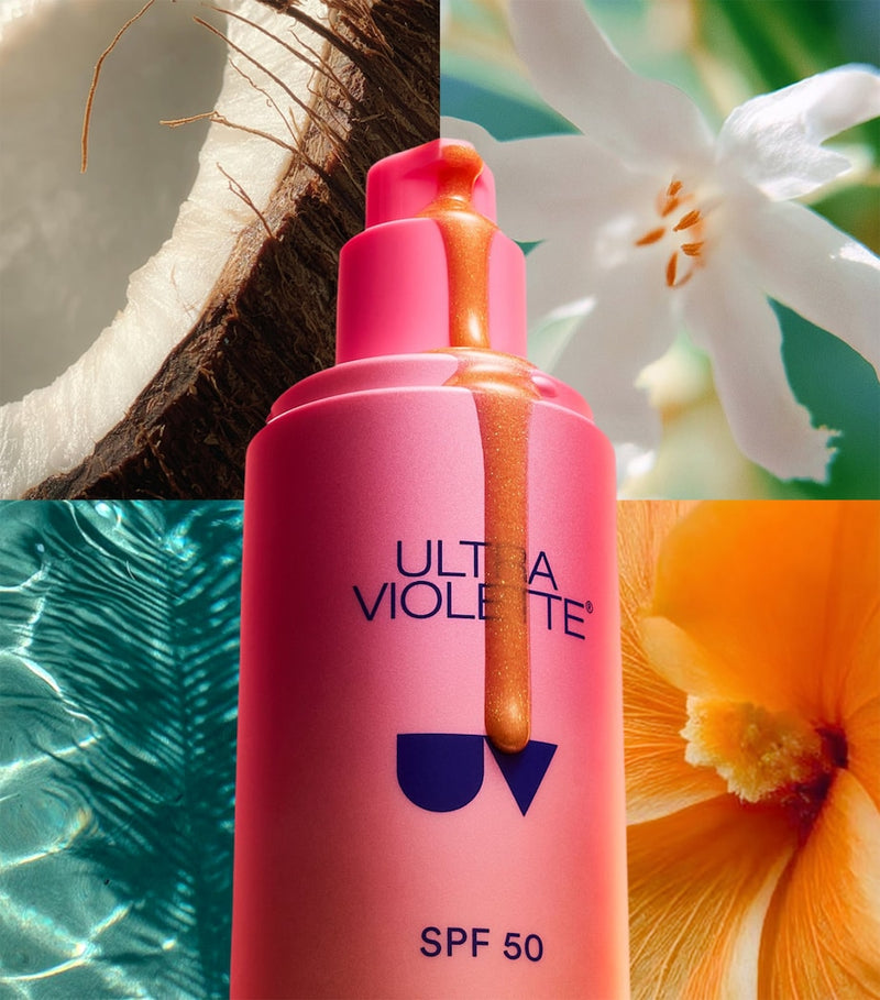 Ultra Violette body oil Disco Queen Luminous 95ml, imported from the UK
