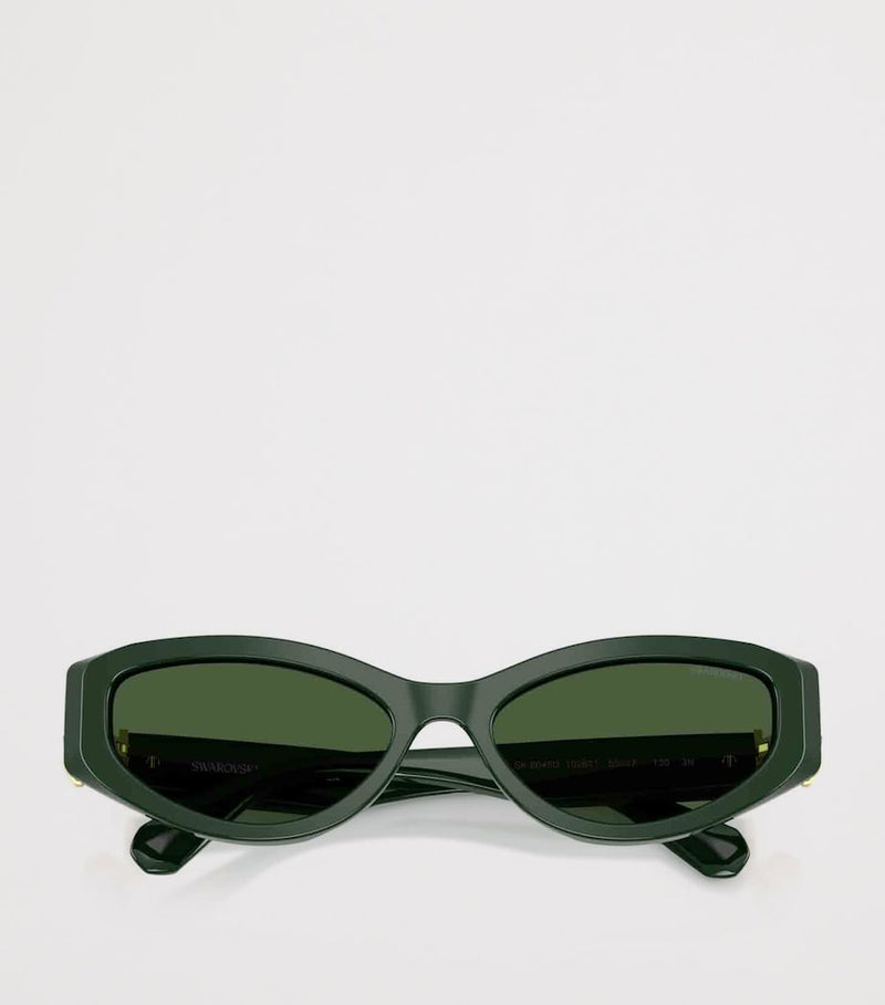 Swarovski cat eye sunglasses with crystal accents, UK version