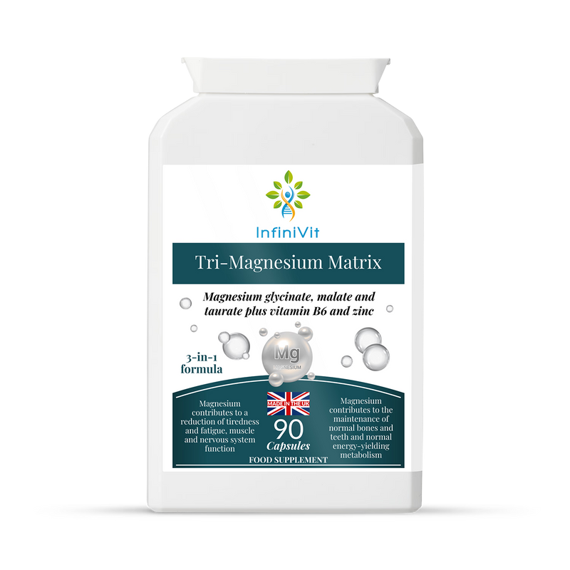InfiniVit Tri-Magnesium Matrix 90 capsules (British brand)