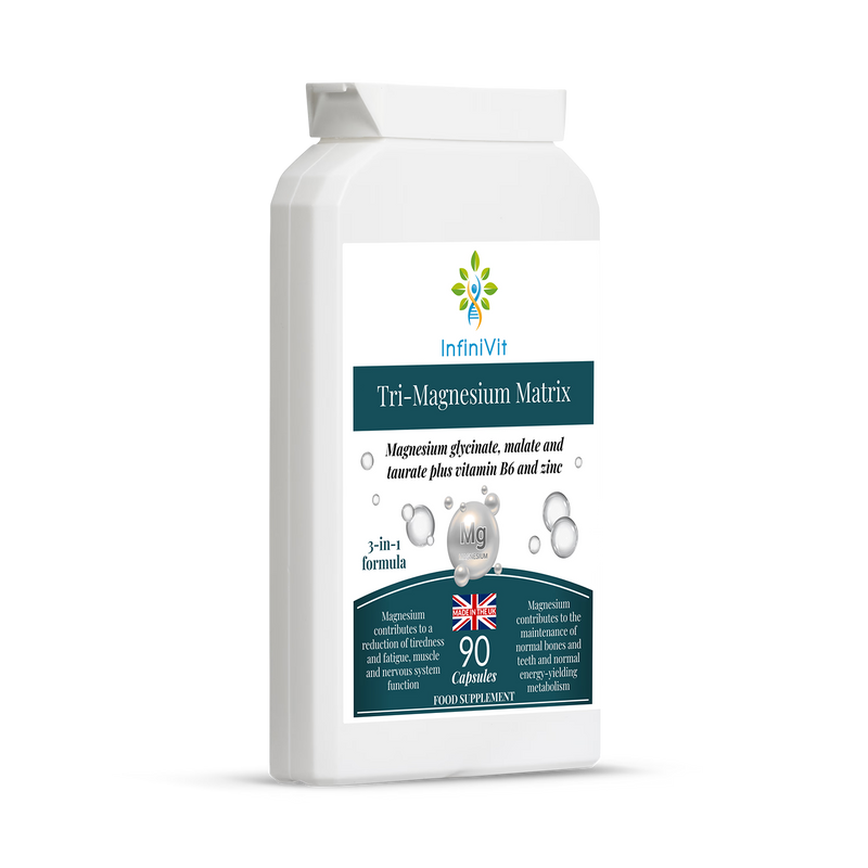 InfiniVit Tri-Magnesium Matrix 90 capsules (British brand)