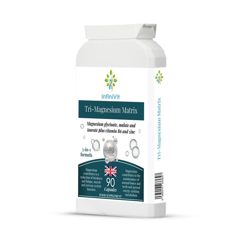 InfiniVit Tri-Magnesium Matrix 90 capsules (British brand)