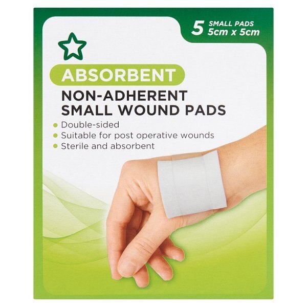 Superdrug Non-Adherent Wound Pad Small GOODS Superdrug