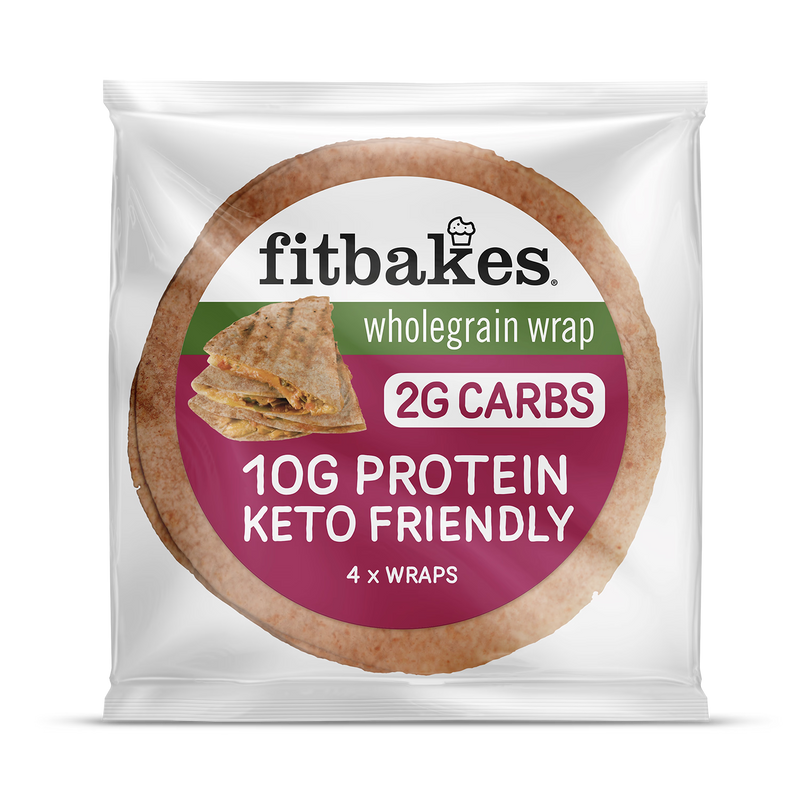 Fitbakes Keto Tortilla Wraps Wheat 160g - British product