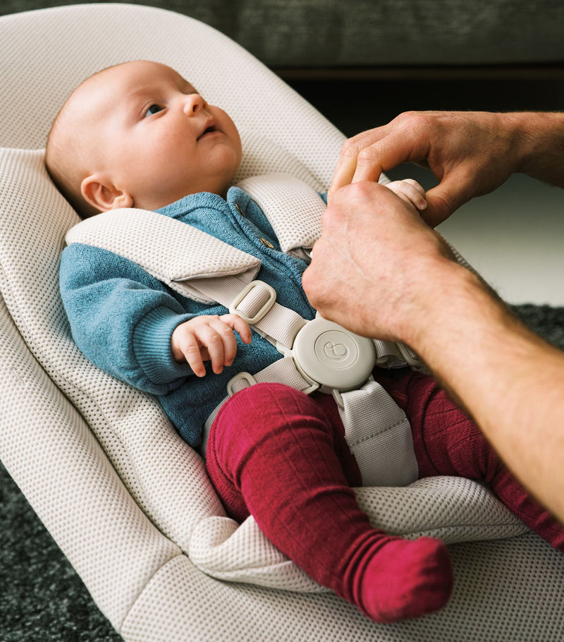 Stokke Yoga baby bouncer swing with beechwood base - British product