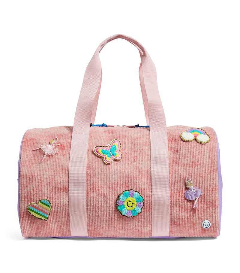 Becco Bags sleepover duffle bag with custom patches - British product