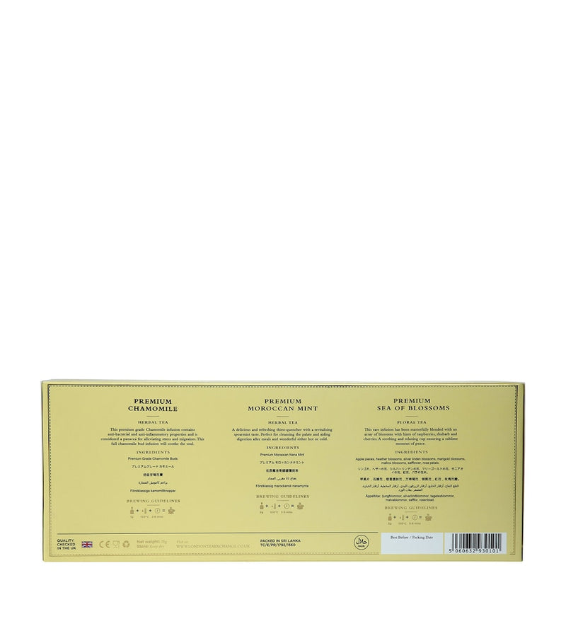 London Tea Exchange Wellness Collection herbal tea selection 15 tea bags, UK version