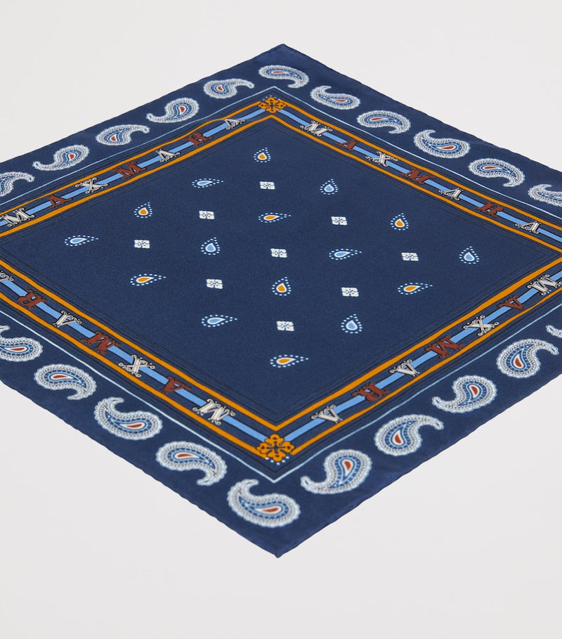 Max Mara silk printed scarf 32x32cm (British brand)