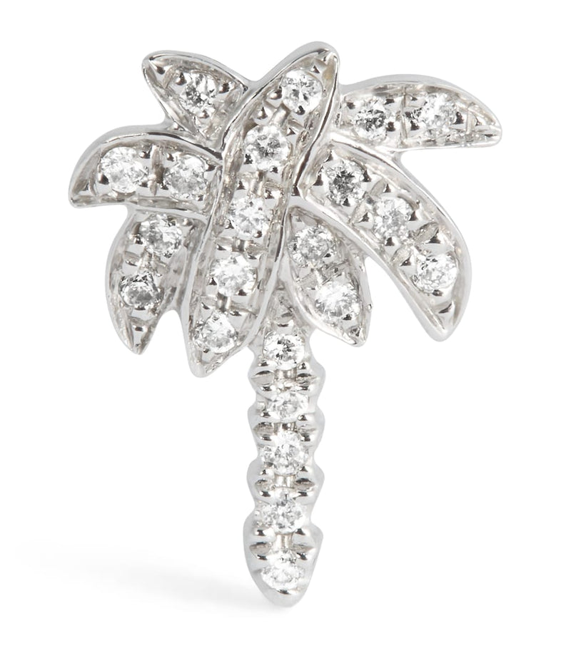 Anita Ko white gold diamond palm tree stud earring - British product