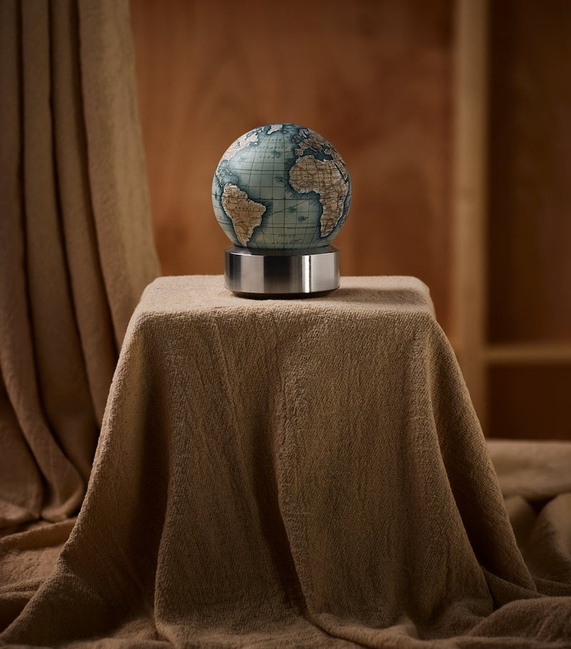 Bellerby Prussian Blue pocket globe 12cm - British product