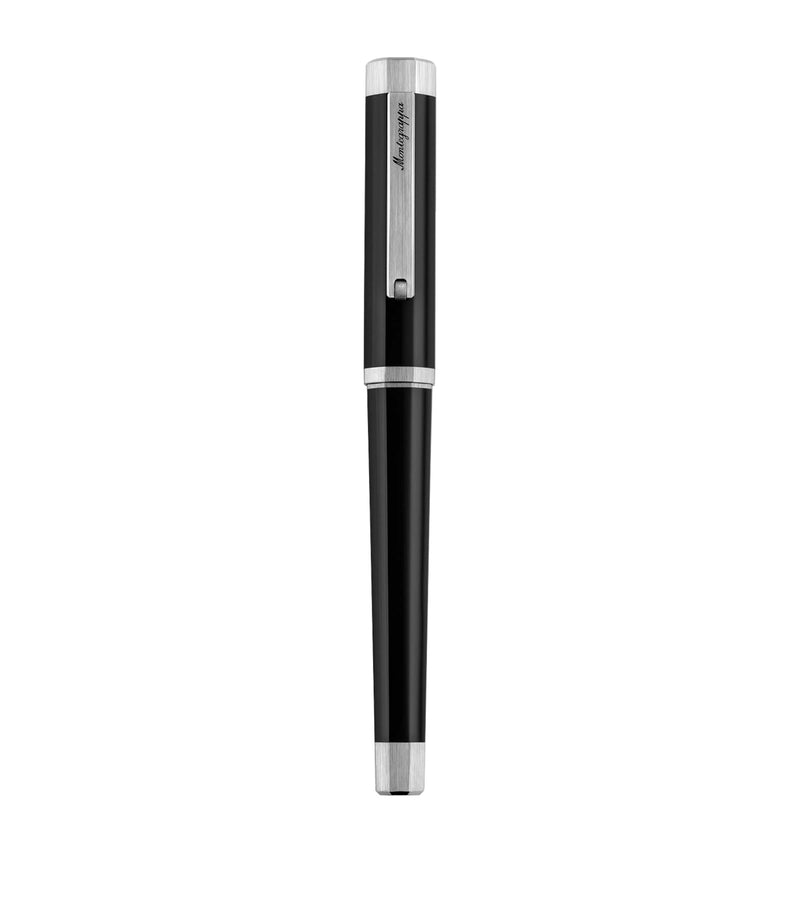 Montegrappa Otto fountain pen white gold and palladium-trim, imported from the UK