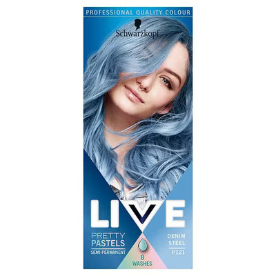 Superdrug DNR LIVE Pretty Pastels Semi-permanente Haarfarbe Blau Denim Steel – online bei McGrocer kaufen
