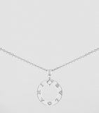 Bvlgari white gold and diamond necklace (British brand)